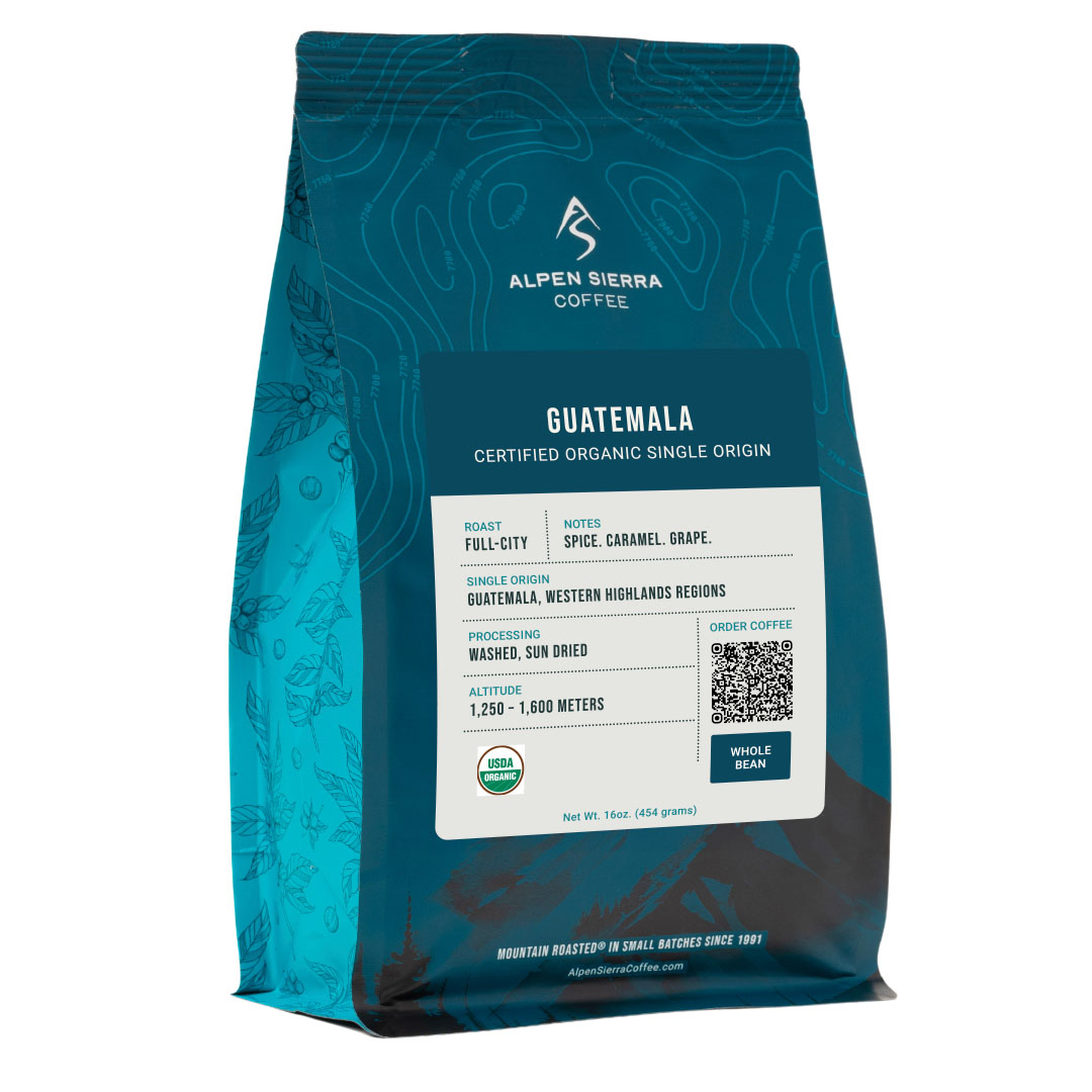 guatemala organic coffee from highlands region