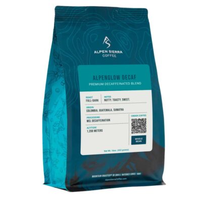 alpenglow decaf coffee