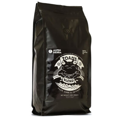 Toad's Blend coffee bag