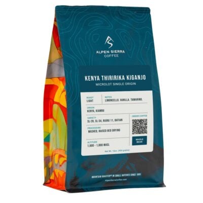 kenya coffee bag