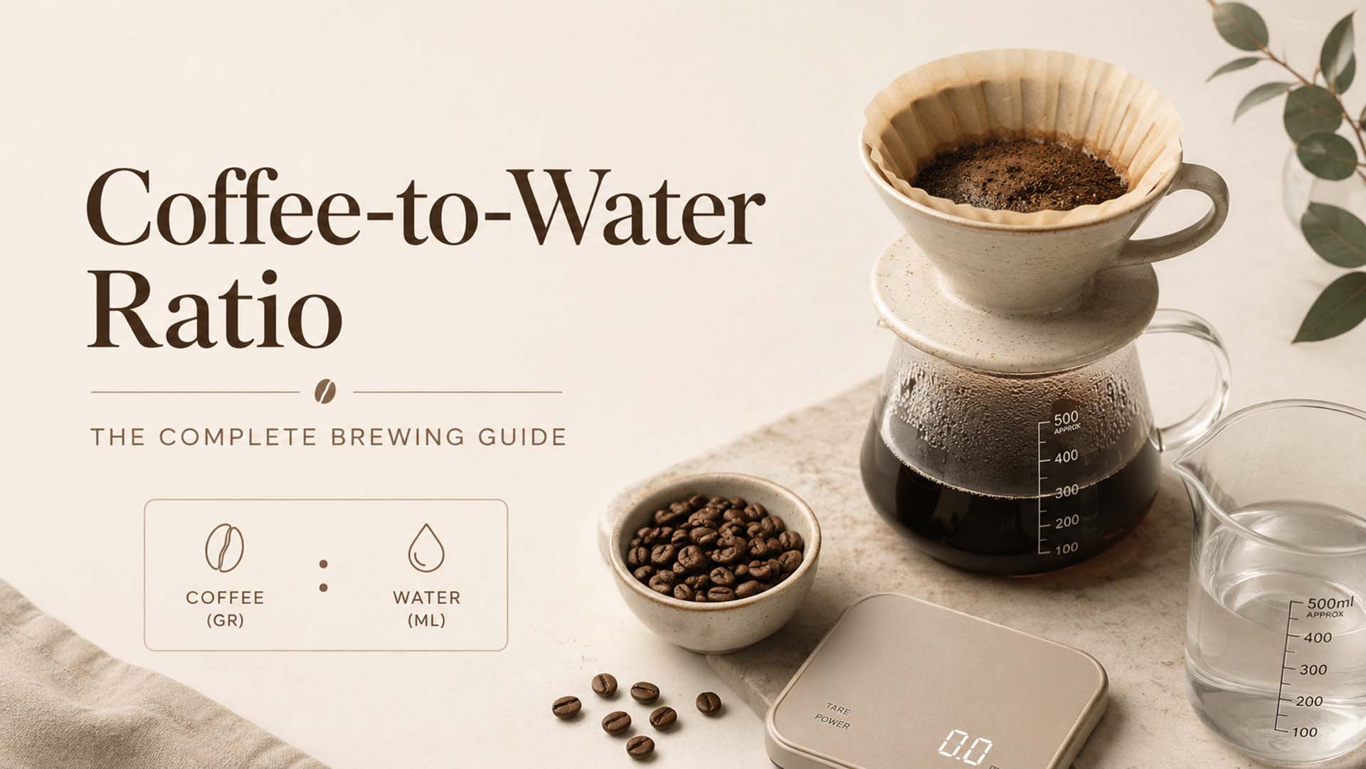 coffee to water ratio